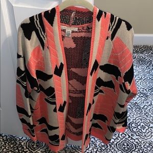 Love by Design multicolored cardigan
